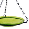 thumbnail image 4 of Achla Designs Hand Blown Crackle Glass Hanging Birdbath Bowl, Fern Green, 4 of 4