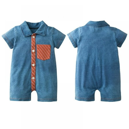 

[Clearance!]Sale Newborn Summer Boy Girl Romper Bodysuit Jumpsuit Playsuit One Piece Outfit Clothes