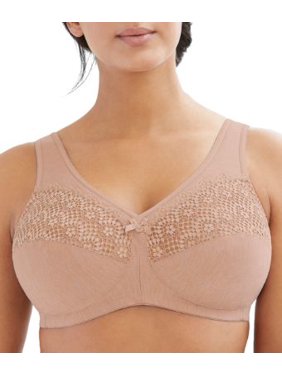 Glamorise Womens Magic Lift Wire-Free Moisture Control Bra Style-1064