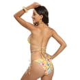 thumbnail image 6 of Sunsent Women's Bikini Swimsuit Cross Lace Up Two Piece Bathing Suit, 6 of 7