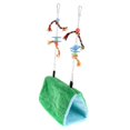 thumbnail image 2 of Mascota pájaro hamaca colgante jaula cama loro casa pájaro cueva juguete con nudo de cuerda Medio jinwen Bird Parrot Cotton Nest, 2 of 8