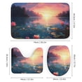 thumbnail image 3 of Butterfly Shower Curtain Sets with Rugs 4 Piece Rustic, 3 of 8