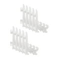 thumbnail image 1 of LEFU 10 Pack 3 Inch Plastic Easel Stand, Display Stand, Plate Stands for Display, Photo Holder Picture Frame Book Stand (Clear), 1 of 8