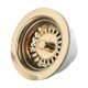 thumbnail image 3 of 1pc High-Quality 114MM Stainless Steel Sink Dish Drainer Strainer With Gold Plated For Kitchen Household Sink Drainer Strainer, 3 of 10