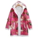 thumbnail image 1 of Puntoco Mujer Otoño e Invierno Temperamento Casual Algodón y Lino Impreso Sudadera Con Capucha Cálido Abrigo De Bolsillo De Felpa Arco Iris Cremallera top Selecciones Flash Puntoco Puntoco-4879, 1 of 5