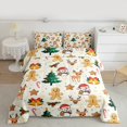thumbnail image 2 of Castle Fairy Gingerbread Deer Christmas Comforter Set, Queen, 3-Piece, 2 of 8
