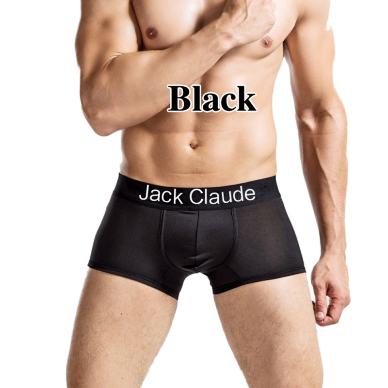Men/'s 6PK Polyester Jack Claude Boxer Shorts