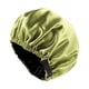 thumbnail image 4 of Gorro de seda para dormir para mujer, suave y ajustable, para salón de belleza, maquillaje y baño. verde, 4 of 9