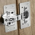 thumbnail image 4 of Goodhd Cabinet Hinge Repair Plate Hinge Side Plate Repair Tool Kit With Mounting Screws, 4 of 5