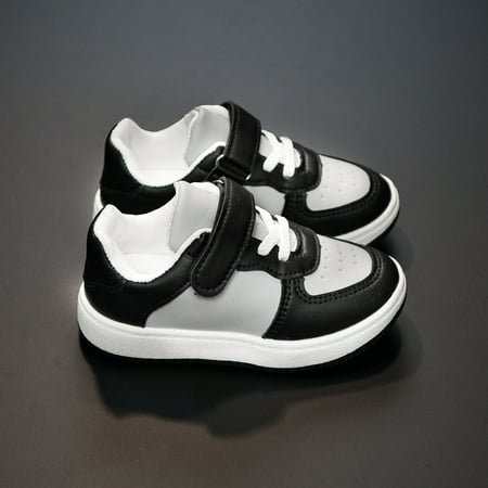 

Boys Casual Sneakers Soft Sole Anti Slip Hook & Loop Fastener Shoes Kids Shoes
