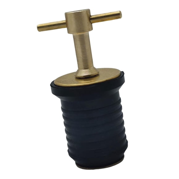 Tapón de drenaje para barcos, tapón giratorio de drenaje de 1 pulgada/resistente para drenajes de 1 pulgada de diámetro/accesorios marinos/mango en T shamjiam Tapón de drenaje