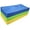 Color 266, variant on Microfiber Cleaning Cloth Ultrasonic Cut Edgeless, 12 x 12 in (50 Pack, Blue,Green,Yellow)