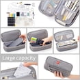 thumbnail image 6 of Big Capacity Pencil Pouch Wear‑Resistant Fabric Pen Holder Cute Stationery Storage Bag For Kids Teen Boys Girls College Travel Use, 6 of 7