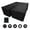 black, variant on L-Shaped Sectional Sofa Covers Waterproof Outdoor Tear Proof Patio Couch Cover Garden Furniture Protector,210D Waterproof Dustproof Polyester Corner Sofa Couch Protector Cover with Storage Bag