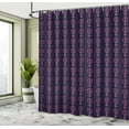 thumbnail image 5 of Ambesonne Feminist Shower Curtain, Venus Mirror and Fist, 69"Wx84"L, Mauve Taupe and Indigo, 5 of 5