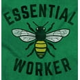 thumbnail image 2 of Save Bees Essential Workers Earth Day Men's Graphic T Shirt Tees Brisco Brands S, 2 of 6