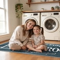 thumbnail image 6 of Findosom 24"x72" Farmhouse Laundry Rug Floor Mat,Non Slip Laundry Room Runner Rug with Rubber Backing Washable Indoor Floor Area Rug for Kitchen Laundry Bathroom Hallway Entryway,Tidewater, 6 of 6