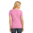 thumbnail image 2 of Port & Company Ladies V-Neck T-Shirt Candy Pink, 2 of 6