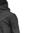 thumbnail image 4 of Fesfesfes Men Fashion Zipper Casual Windproof Jacket Loose Outwear Jacket Coat Mountaineering Jacket Sale Items, 4 of 4