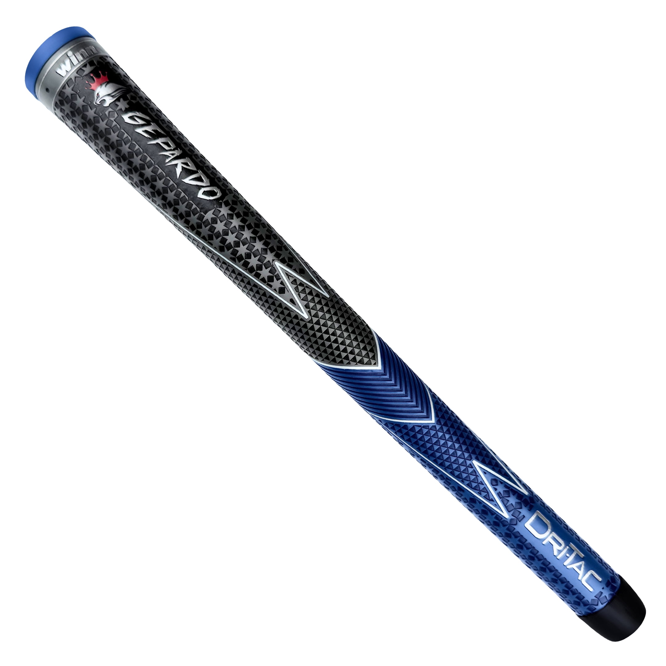 GEPARDO DRI-TAC MIDSIZE Golf Grip by Winn SET OF 13- GD-6WG-GBL, Non-Slip & Cushioned Comfort, Moisture-Wicking, Shock Absorption Benefits, AVS Tech, Hand Alignment & Lighter Grip