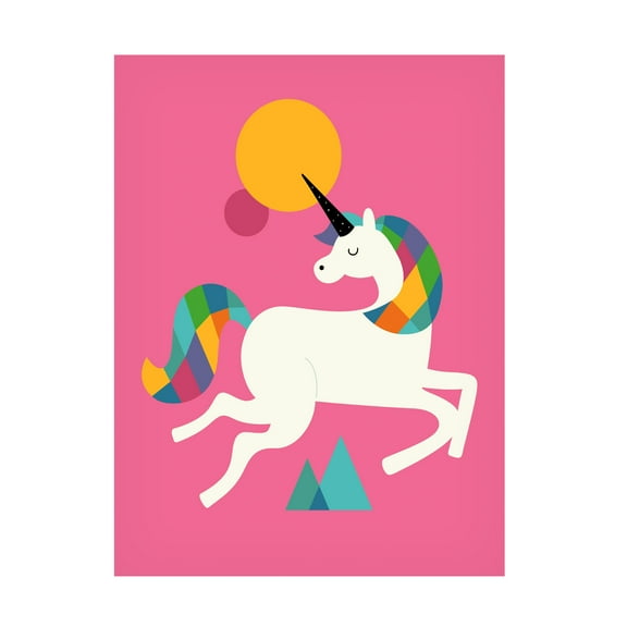 Andy Westface 'To Be A Unicorn' Canvas Art