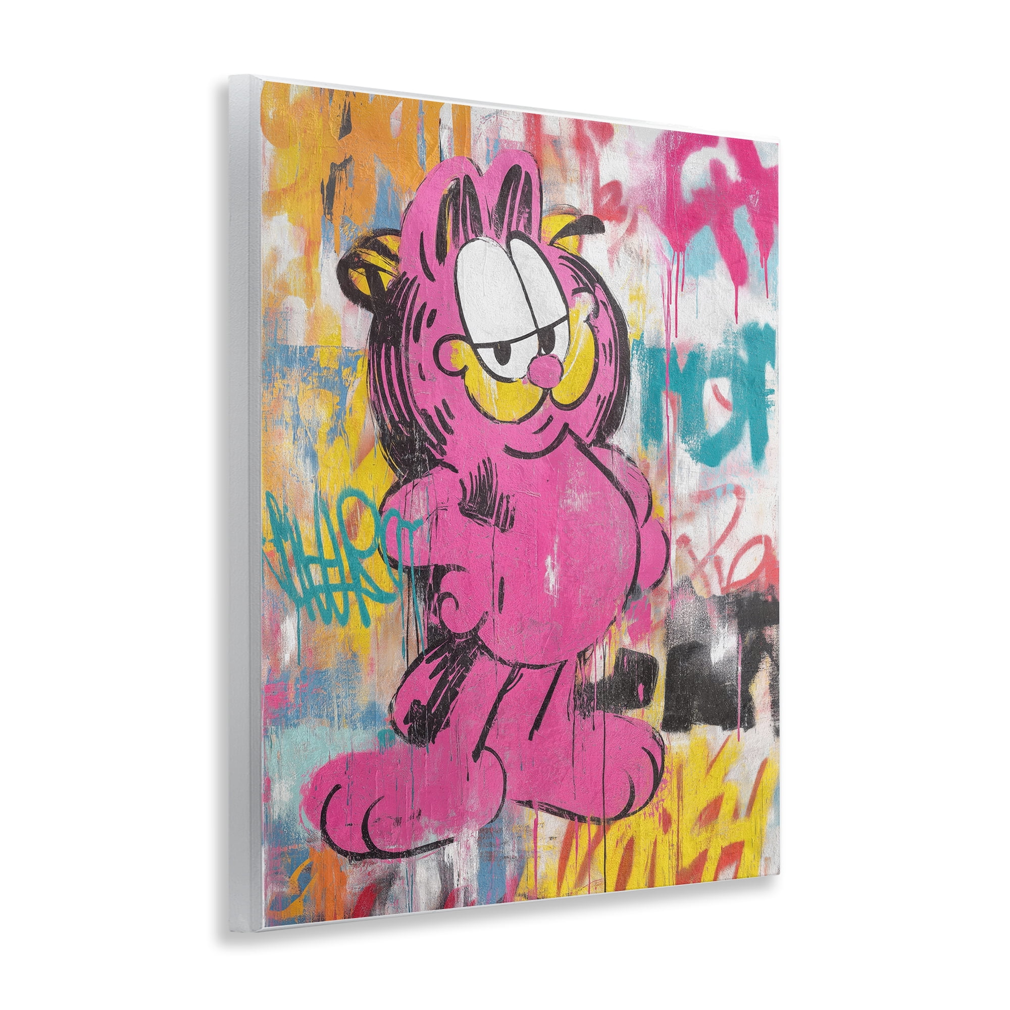 Stupell Industries Lazy Cat In City Modern Urban Wall Plaque Art, design by Svetlana Aleynikova