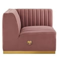 thumbnail image 2 of Conjure Channel Tufted Performance Velvet Right Corner Chair, 2 of 5