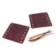 thumbnail image 3 of 2x cubiertas de agarre de mano para manillar de cuero de motocicleta con correa resistente a la lluvia Marron oscuro, 3 of 7