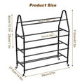 thumbnail image 2 of Heavy Duty 3D Printer Filament Storage Rack, 4-Tier Metal Spool Organizer for ABS/TPU, Rolling Design with Wheels for Studio Workshops, Office Labs, and Maker Spaces, 2 of 9