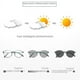 thumbnail image 3 of Gafas planas de ojo de gato con montura ligera de Metal, montura completa, gafas planas para mujer, gafas anticambio de Color azul, 3 of 4
