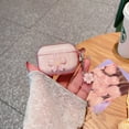 thumbnail image 5 of For Airpods 1st / 2nd Case Cover With Pendant Bling Glitter Style 3D Cute Sakura Shockproof Earphone Case Cover, 5 of 5