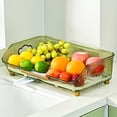 thumbnail image 3 of 2-Tier Dish Drying Rack for Kitchen Counter – Rustproof Drainer Tray with Automatic Drainage System, Large Capacity Storage Shelf, Detachable Utensil Holder, Space-Saving Compact Desig, 3 of 7