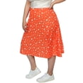 thumbnail image 2 of Falda midi talla extra, modelo 7040 (Naranja) naranja 36 Roman Fashion Falda extra 7040, 2 of 6