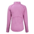thumbnail image 3 of Women's Cutter & Buck  Pink Tennessee Titans Peshastin Eco Fleece Recycled Half-Zip Top, 3 of 3