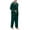 Z1-Army Green, variant on Men's Soft Cotton Knit Jersey Pajamas Lounge Set, Long Sleeve Button Shirt and Long Pants with Pockets