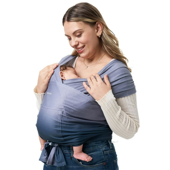 Momcozy Fular Bebé Elastico Portabebé Ergonomico Canguro para Bebés 3,6 a 15,8 kg