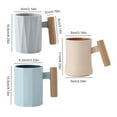 thumbnail image 2 of Bathroom Tumbler Cup with Wooden Handle Unbreakable Dental Rinsing Cup,Soft and Easy to Grip,Toothbrush Organizer for Teenager Children & Kids, 2 of 11