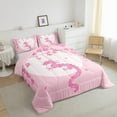 thumbnail image 3 of Manfei Pink Dragon 2pcs Bedding Comforter Set,Floral Animal Twin Comforter Sets,Cherry Blossom Breathable Bedding Set,Luxury Teenager Bedroom Decor,Reversible, 3 of 6