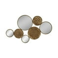 thumbnail image 2 of Sagebrook Home METAL 39" MIRRORED WALL DECOR,GOLD, WB, 2 of 4