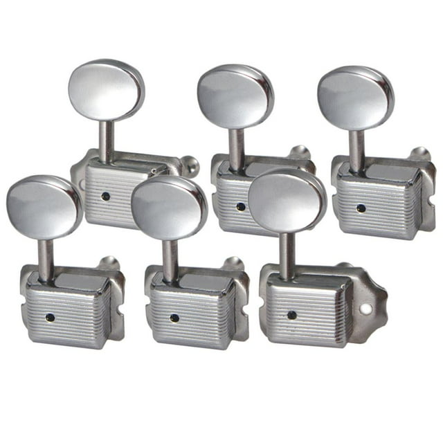 lionlar 6R Vintage Corde Tuning Peg Tuners Rond Boutons de Verrouillage Clé pour ST SQ Electric