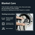 thumbnail image 5 of Pawsse Waterproof Pet Blanket, Pee Urine Proof Dog Blanket Cover for Couch Bed Furniture Protector, Liquid Proof Blanket for Small Medium Dogs, Gray/Tuape , 50” x 30”., 5 of 8