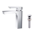 thumbnail image 2 of Blossom Kitchen and Bath Solid Brass Lead-free Single-handle High Arc Bathroom Faucet Chrome w/ Pop-up, 2 of 7