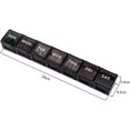thumbnail image 1 of Large pill organizer, weekly pill organizer, 7-day pill organizer, 1 of 4