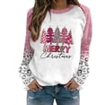 thumbnail image 2 of Qertyioot Sweat-shirt d'Impression de Mode Femmes Christmas, Pull-Over Col Rond Décontracté à Manches Longues, 2 of 4
