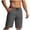 Dark Gray, variant on Yievot Men's Running Shorts 7 Inch Inseam Lightweight Breathable Athletic Shorts for Running Sports Gym with Pockets Drawstring Elastic