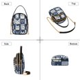 thumbnail image 3 of FORMRS Crossbody Bag for Women Quilted Travel Shoulder Cell Phone Purse with Chain Strap Handbag, Blue Cats and Hearts, 3 of 7
