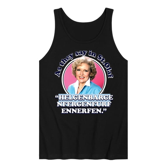 Golden Girls - As We Say In St Olaf - Men's Jersey Tank Top