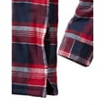 thumbnail image 3 of Legendary Whitetails Mens Standard Maplewood Hooded Shirt Jacket, Red Rover Plaid, Large, 3 of 5