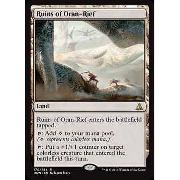 MtG Oath of the Gatewatch Rare Ruins of Oran-Rief (Foil) #176
