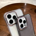thumbnail image 4 of Compatible with iPhone 15 Pro Max Cute Case Bling Clear Glitter Sparkle Electroplated Lens Frame Soft Bumper Fashion Protection Shockproof Cover for Women Girls Man Silver, 4 of 7